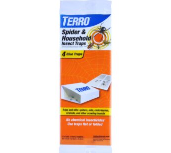 Terro T3206 Spider & Insect Trap, 4 Count (Pack of 1)