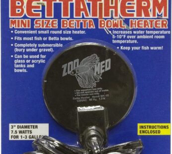 Zoo Med BettaTherm Submersible Betta Bowl Heater 7.5 Watts