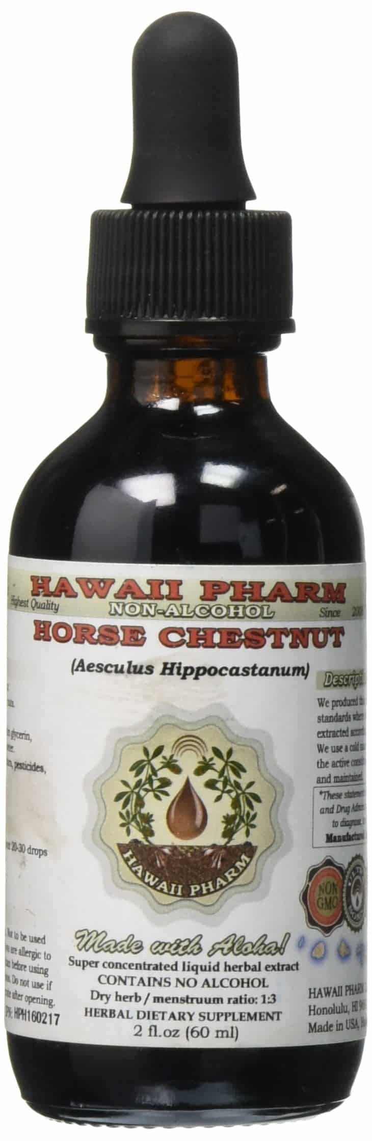 Horse Chestnut Alcohol-Free Liquid Extract, Organic Horse Chestnut (Aesculus hippocastanum - Image 2
