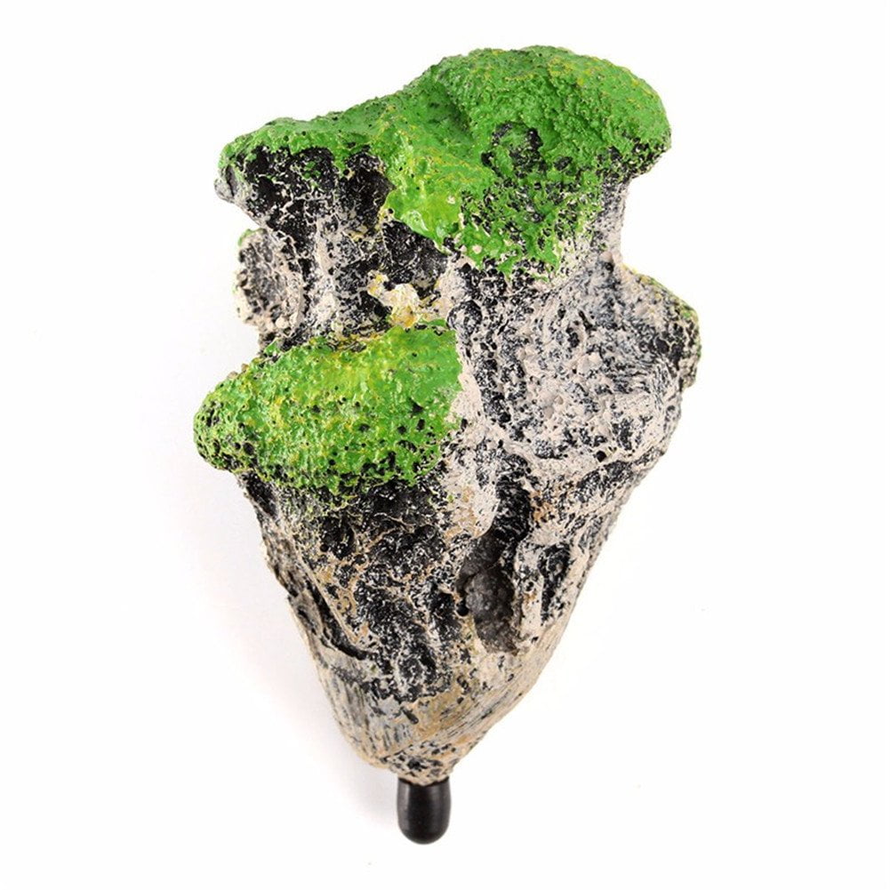 Yosoo Aquarium Ornament Artificial Resin Coral Seaweed Shell Floating Moss Stone Wood Hous
