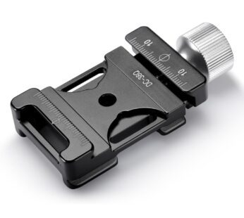 Neewer Aluminum Screw Knob Clamp Compatible Mini Quick Release Clamp for QR Plate (38mm)