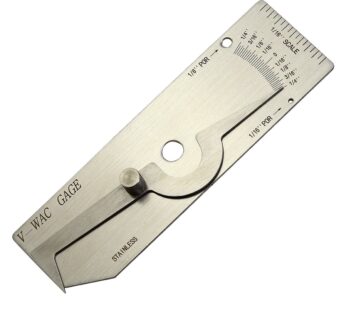 RIVERWELD V-WAC Single Weld Gage Welding Inspection Thread Gauge Inch Checks Undercut Crow