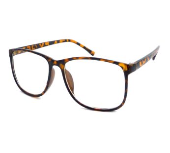 RETRO Oversized Nerd Thin Trendy Frame Clear Lens Eye Glasses TORTOISE