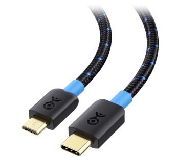 Cable Matters Braided USB C to Micro USB Cable 3.3 ft (Micro USB to USB-C Cable, USB Type