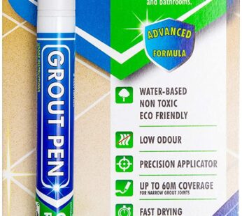 Grout Pen White Tile Paint Marker: Waterproof Grout Paint, Tile Grout Colorant and Sealer