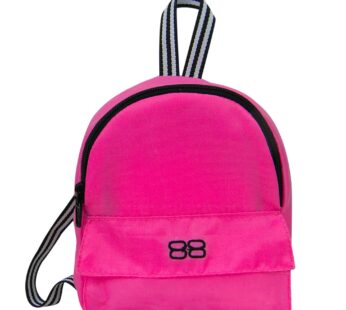 Sophia’s Doll-Sized Backpack with Zipper and Front Pocket Sized for 18″ Dolls, Hot Pink