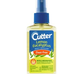 Cutter Lemon Eucalyptus Insect Repellent, No DEET Mosquito Repellent, 4 fl Ounce (Pump Spr