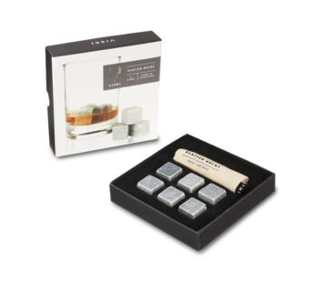 Viski Glacier Rocks, Whiskey Stones Set, Bourbon Rocks, Cocktails and Liquor Stones, Chill