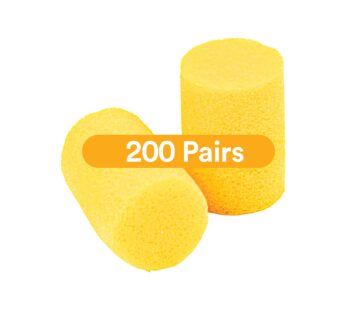 3M Ear Plugs, 200 Pairs/Box, E-A-R Classic 312-1201, Uncorded, Disposable, Foam, NRR 29, F