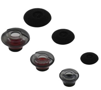 ALXCD Gel Eartips for Voyager 5200 Headset, S/M/L 3 Pcs Soft Gel Ear Tips & 3 Pcs Foam Cov
