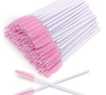 AKStore 200 PCS Disposable Eyelash Brushes Mascara Wands Eye Lash Eyebrow Applicator Cosme