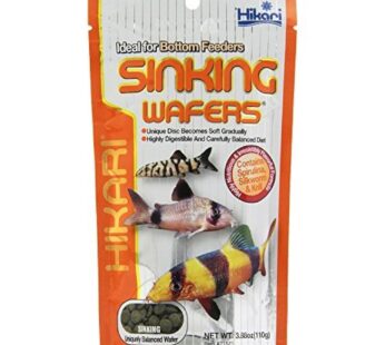 Hikari Tropical Sinking Wafers for Catfish, Loaches and Bottom Feeders 3.88 Ounces [2-Pack