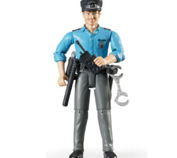 Bruder Policeman Light Skin Toy Figure with Accessories