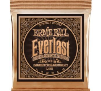 Ernie Ball Everlast Light Phosphor Bronze Acoustic Guitar Strings, 11-52 Gauge (P02548)