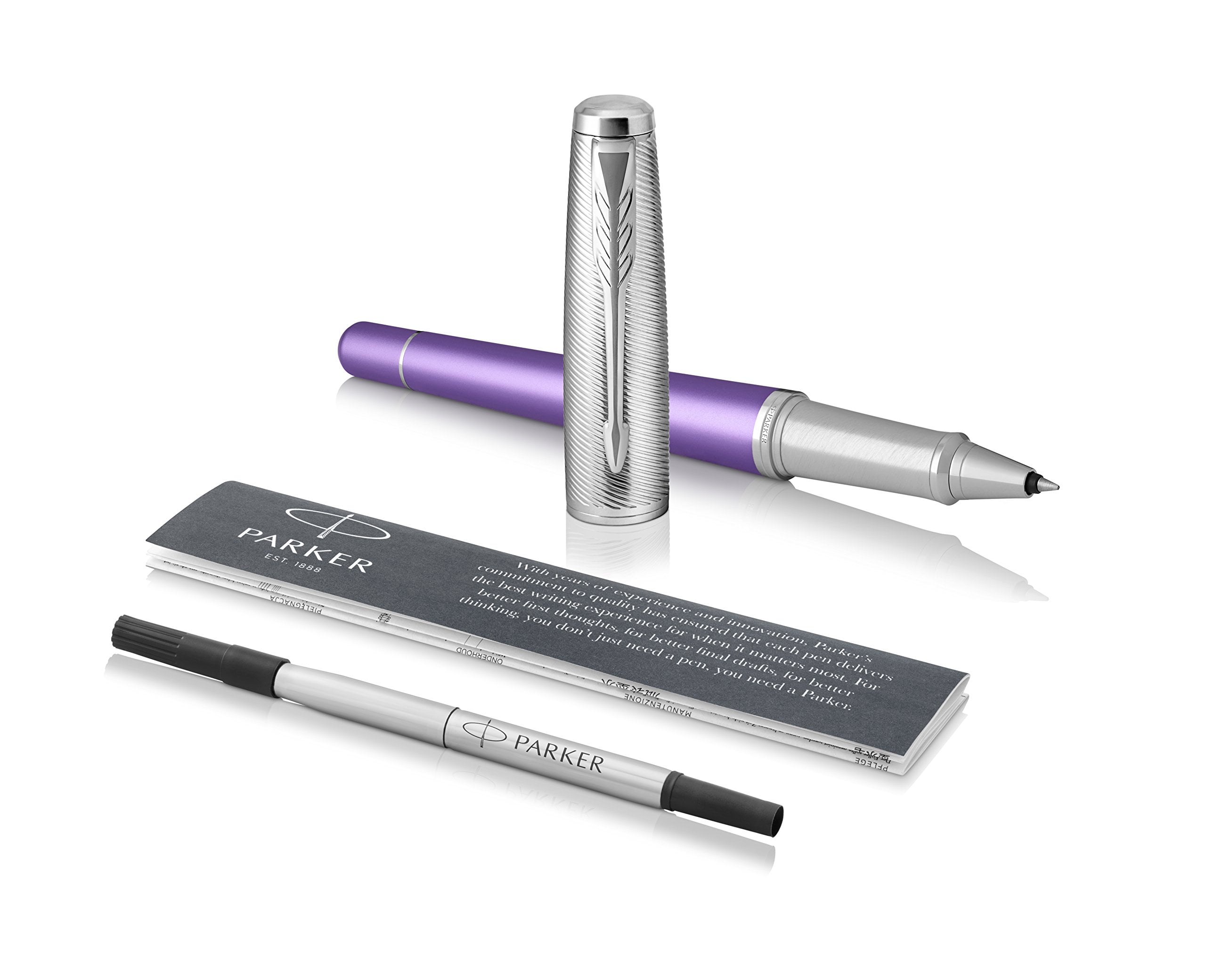 Parker Urban Rollerball Pen, Premium Violet with Fine Point Black Ink Refill (1931622) - Image 2