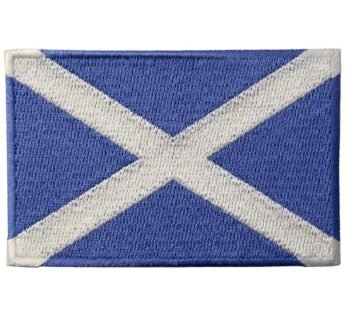 Scotland Flag Scottish National Emblem Embroidered Iron On Sew On Patch