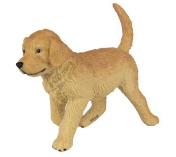 Safari Ltd. Golden Retriever Puppy Figurine – Hand-Painted, Lifelike 2.75″ Model Figure –