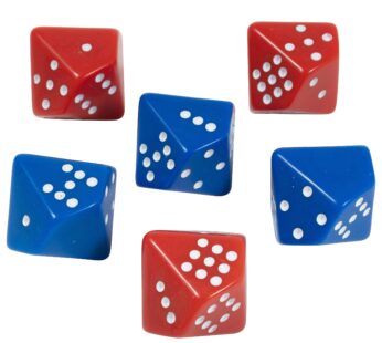 LEARNING ADVANTAGE Subitizing Dice – Set of 6 – Hands On Math Manipulative – Teach Early N