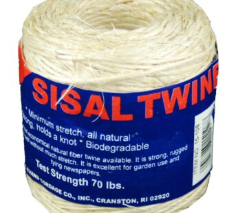 T.W Evans Cordage 15-108 Sisal Twine, 300’/1-Ply