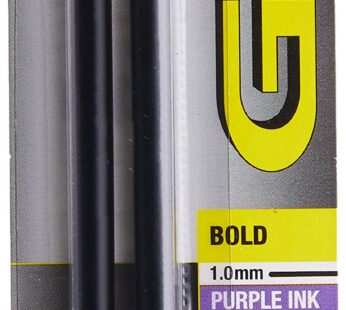 Pilot, G2 Gel Ink Refills, Bold Point 1 MM, Purple, Pack of 2