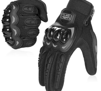 COFIT Motorcycle Gloves for Men and Women, Full Finger Touchscreen Motorbike Gloves for BM