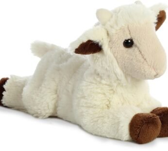 Aurora  Adorable Mini Flopsie  Goat Kid Stuffed Animal – Playful Ease – Timeless Companion