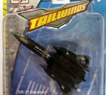 Maisto Fresh Metal Tailwinds Black Lockheed SR-71 Supersonic Jet