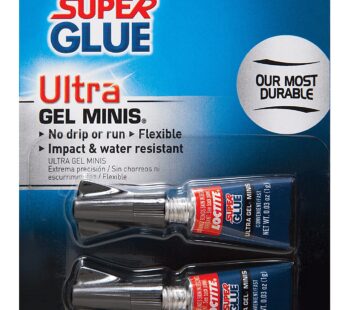 Loctite 1906107 Ultra Gel Minis, Clear, 3-0.03 Oz. Squeeze Tubes Per Pack, 1 Pack