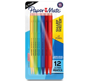Paper Mate SharpWriter Mechanical Pencils 0.7 mm HB Number 2 Pencil Lead, School Supplies,