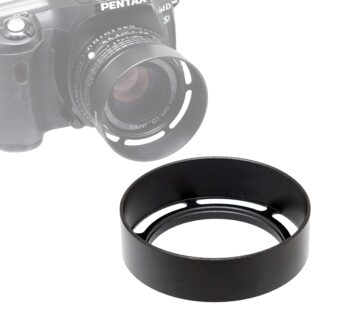 Fotasy Metal 46mm Vented Lens Hood, 46mm Metal Hood, 46mm Lens Hood for Fuji Leica Leitz P