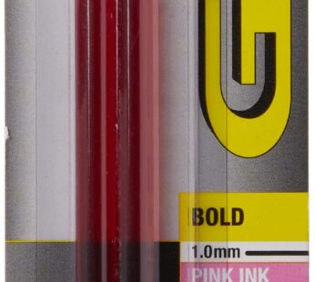 Pilot, G2 Gel Ink Refills, Bold Point 1 mm, Pink, Pack of 2