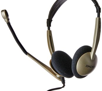 Koss 159617/183533 CS100 On-Ear Communication Headset, Silver