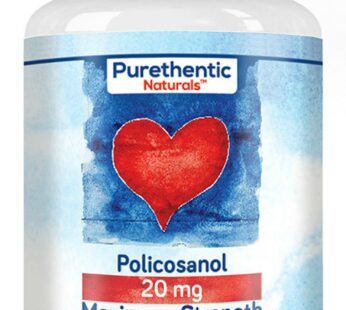 Purethentic Naturals Policosanol 20MG for Heart & Cholesterol Health Support, Polycosanol