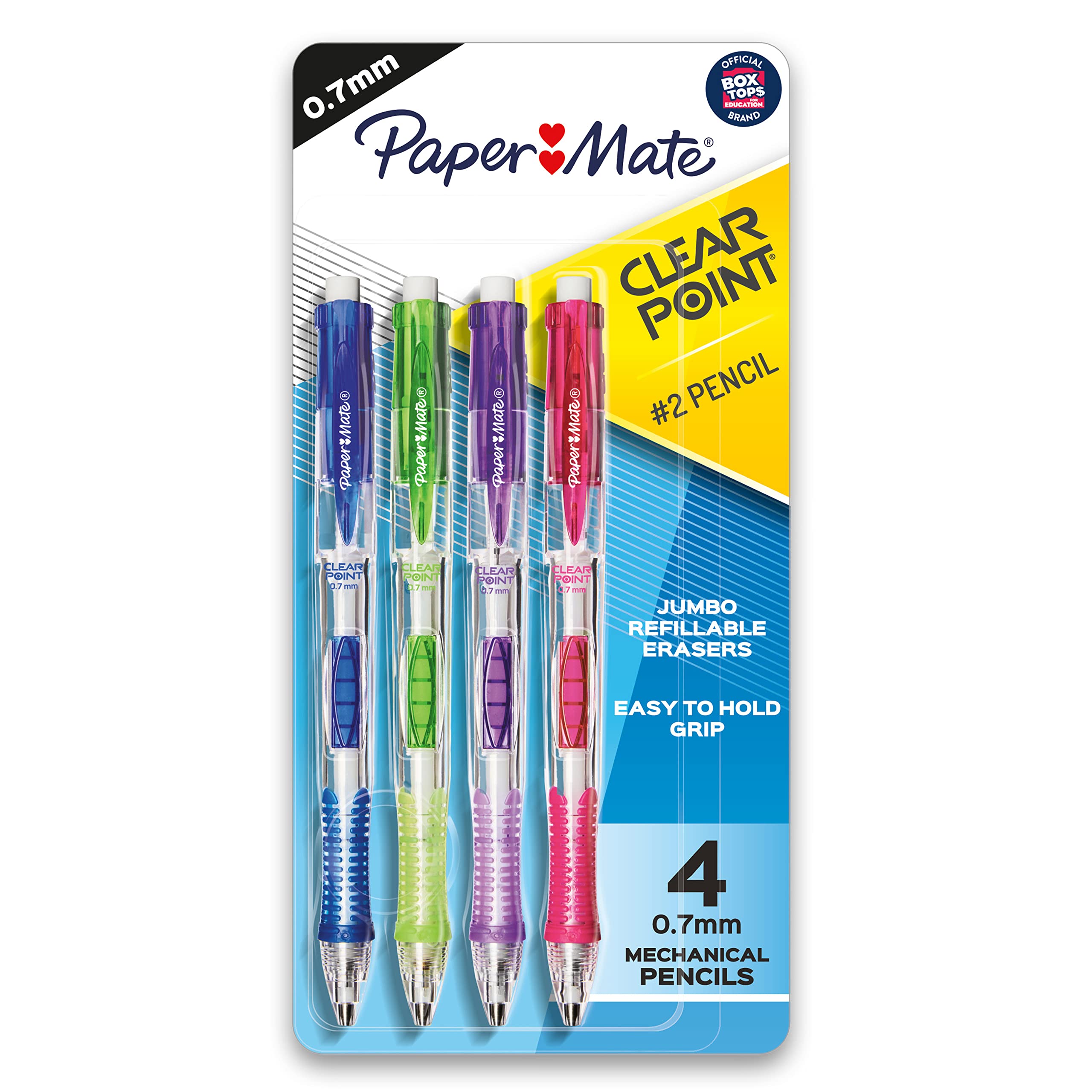 Paper Mate Clearpoint Mechanical Pencils 0.7mm, HB #2 Pencil Set, Art Supplies, Teacher Su