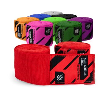 Sanabul Boxing Handwraps Elastic 180 inch Red