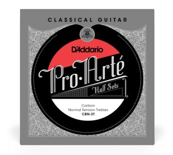 D’Addario CBN-3T Nylon Classical Guitar Strings, Medium