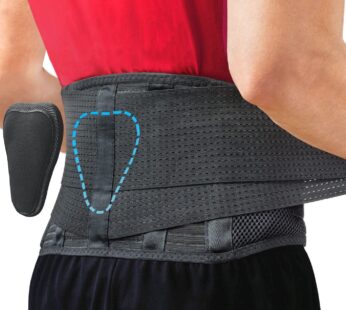 Sparthos Back Support Belt – Immediate Relief from Back Pain, Sciatica, Herniated Disc – B