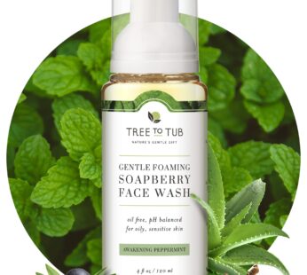 Tree to Tub Sensitive Skin Face Wash for Oily or Combination Skin – Gentle Tea Tree Face C