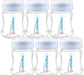 Maymom Wide-Mouth Milk Storage Collection Bottle with SureSeal Sealing Disk; Compatible wi
