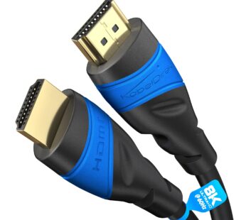 HDMI Cable 8K / 4K 0.5ft with A.I.S Shielding Designed in Germany (supports all HDMI
