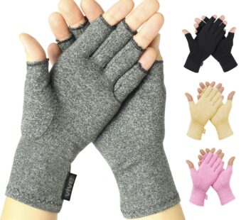 Vive Arthritis Gloves – Men, Women Rheumatoid Compression Hand Glove for Osteoarthritis- A