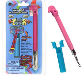 Rainbow Loom Tail Upgrade Kit – Metal Hook – Pink