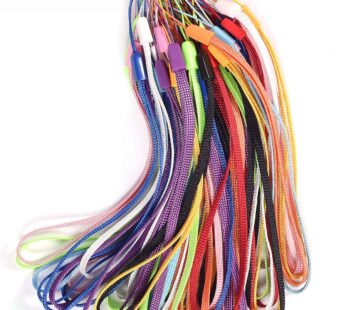 50PCS PACK 7-Inch Colorful Hand Wrist Strap Lanyard for USB Flash Drive, Keys, Keychain, I