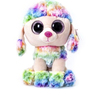 Ty Beanie Boo Rainbow Poodle Medium