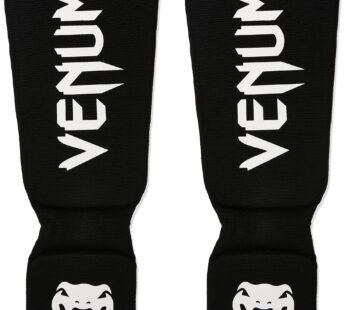 Venum Kontact Shin Guards, Black