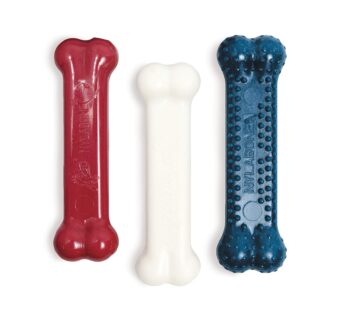 Nylabone Power Chew Toys Variety Triple Pack – Dog Toys for Aggressive Chewers – Indestruc