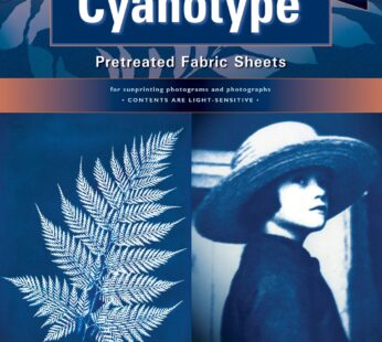 Jacquard Cyanotype Pretreated Fabric Sheets 10 Pack – Rich Blue Color – Quality Cotton Sat