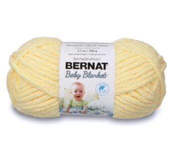 Bernat Baby Blanket Yarn, 3.5 oz, Gauge 6 Super Bulky, Baby Yellow