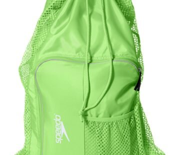 Speedo Unisex-Adult Deluxe Ventilator Mesh Equipment Bag Jasmine Green, One Size