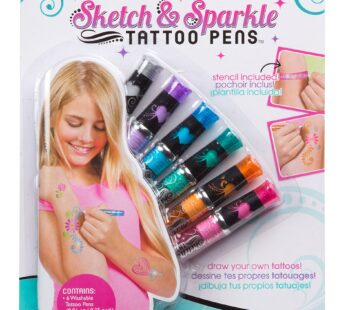 Alex Spa Sketch and Sparkle Tattoo Pens Girls Fashion Activity